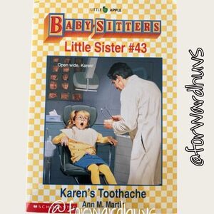 Bundle Sale 3 for $15 | Baby-Sitters Little Sister | Karen’s Toothache #43